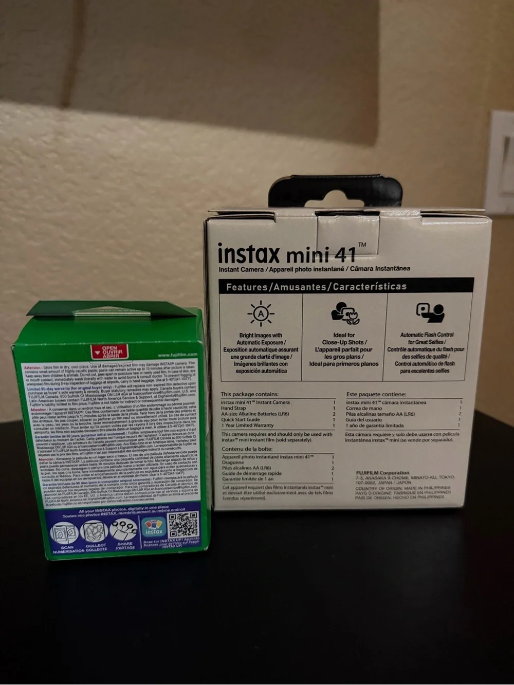 Instax Mini 41 Instant Camera - Black